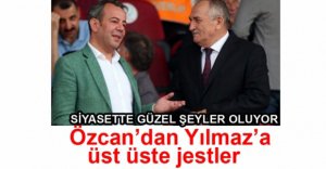 TANJU ÖZCAN'DAN ALAADDİN YILMAZ'A JEST