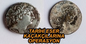 TARİHİ 9 SİKKE İLE YAKALANDILAR