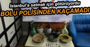 TARİHİ ESERLERLE YAKALANDI