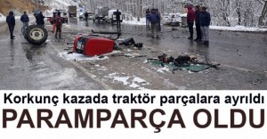 TRAKTÖR PARAMPARÇA OLDU