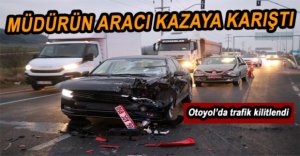 TÜBİTAK MÜDÜRÜ KAZA YAPTI