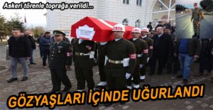 UZMAN ÇAVUŞ SON YOLCULUĞUNA UĞURLANDI