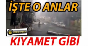 YAĞMUR VE DOLU HAYATI FELÇ ETTİ