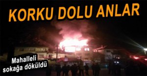 YANGIN BİNANIN ÜST KATINI KÜL ETTİ