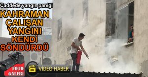 YANGINI KENDİ SÖNDÜRDÜ