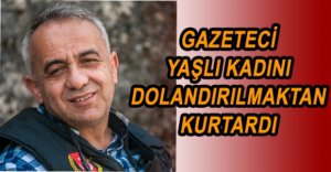 YAŞLI KADIN GAZETECİNİN KAHRAMANLIĞINI ANLATTI