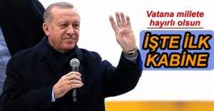 YENİ BAKANLAR BELLİ OLDU