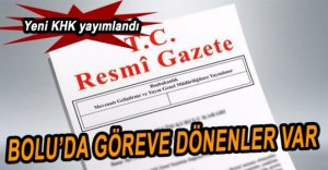 YENİ KHK YAYIMLANDI