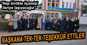 YENİÇAĞALI KADINLARDAN BAŞKAN’A ZİYARET