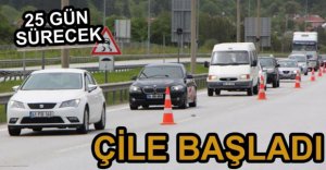 YOL ÇALIŞMALARI BAŞLADI