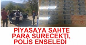 YOL KONTROLÜNDE SAHTE PARA YAKALANDI