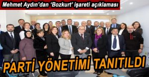 YÖNETİM KURULU KAMUOYUNA TANITILDI