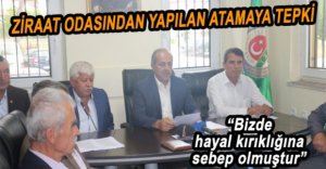 ZİRAAT ODASI TETİK’TEN YANA