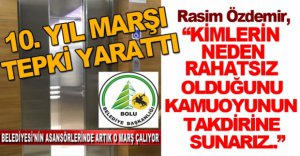 10.YIL MARŞI TEPKİLERİNE YANIT GELDİ..