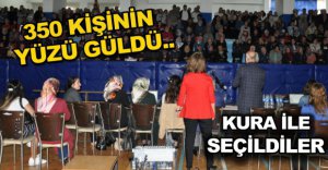 350 KİŞİ İŞ SAHİBİ OLDU