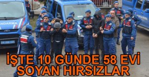 58 ADRESİ SOYAN HIRSIZLAR ADLİYEDE....