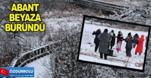 ABANT BEYAZA BÜRÜNDÜ