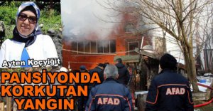 ABANT YOLUNDA KORKUTAN YANGIN