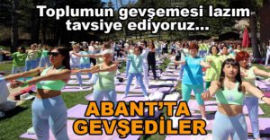 ABANT'TA YOGA KEYFİ...