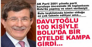 AHMET DAVUTOĞLU STARTI BOLU'DAN VERDİ