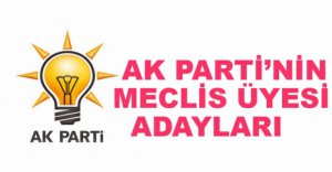 AK PARTİ'NİN BOLU BELEDİYE MECLİS ADAYLARI