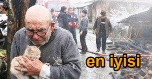 ALİ DEDE VE KEDİSİNİN FOTOĞRAFI ÖDÜLE LAYIK GÖRÜLDÜ