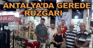 ANTALYA'DA GEREDE RÜZGARI...
