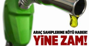 ARAÇ SAHİPLERİNE KÖTÜ HABER