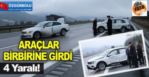 ARAÇLAR BİRBİRİNE GİRDİ