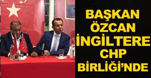 BAŞKAN ÖZCAN İNGİLTERE'DE PANELE KATILDI