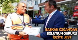 BAŞKAN ÖZCAN'DAN BOLU'NUN GURURUNA JEST