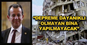 BAŞKAN ÖZCAN'DAN DEPREM AÇIKLAMASI