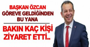 BAŞKAN ÖZCAN'I KAÇ KİŞİ ZİYARET ETTİ?