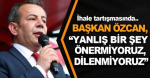 BAŞKAN ÖZCAN'IN İHALE AÇIKLAMASI