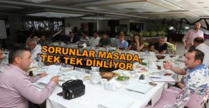 BAŞKAN SORUNLARI DİNLİYOR...