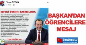 BAŞKAN'DAN ÖĞRENCİLERE MESAJ