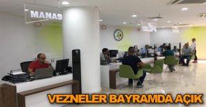 BELEDİYE VEZNELERİ BAYRAMDA AÇIK