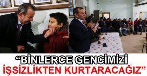 TANJU ÖZCAN'DAN GENÇLERE MÜJDE