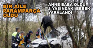 BİR YAVRUYU ANASIZ BABASIZ BIRAKAN KAZA...