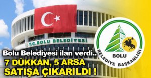 BOLU BELEDİYESİ İLAN VERDİ..