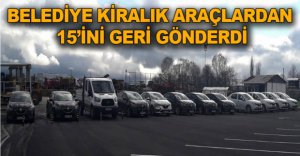 BOLU BELEDİYESİ'NDE KİRALIK ARAÇ DÖNEMİ BİTİYOR