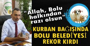 "BOLU HALKINDAN ALLAH RAZI OLSUN"