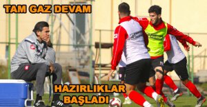 BURSASPOR MAÇI HAZIRLIKLARI BAŞLADI