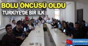 BOLU ÖNCÜSÜ OLDU