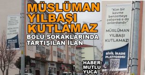 BOLU SOKAKLARINDA TARTIŞILAN İLAN...