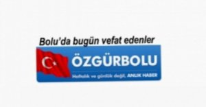 BOLU'DA BUGÜN VEFAT EDENLER, 12 EKİM CUMARTESİ