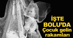 BOLU'DA ÇOCUK GELİN VERİLERİ