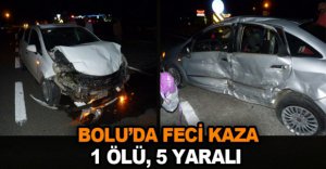 BOLU'DA FECİ KAZA