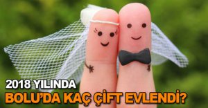 BOLU'DA KAÇ ÇİFT EVLENDİ?