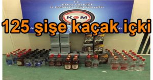BOLU'DA KAÇAK İÇKİ OPERASYONU